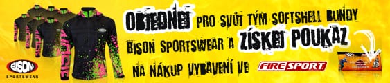 Akce Bison Sportswear pro hasičské týmy - k objednaným softshell bundám získej poukaz na nákup za 1000,-kč.
