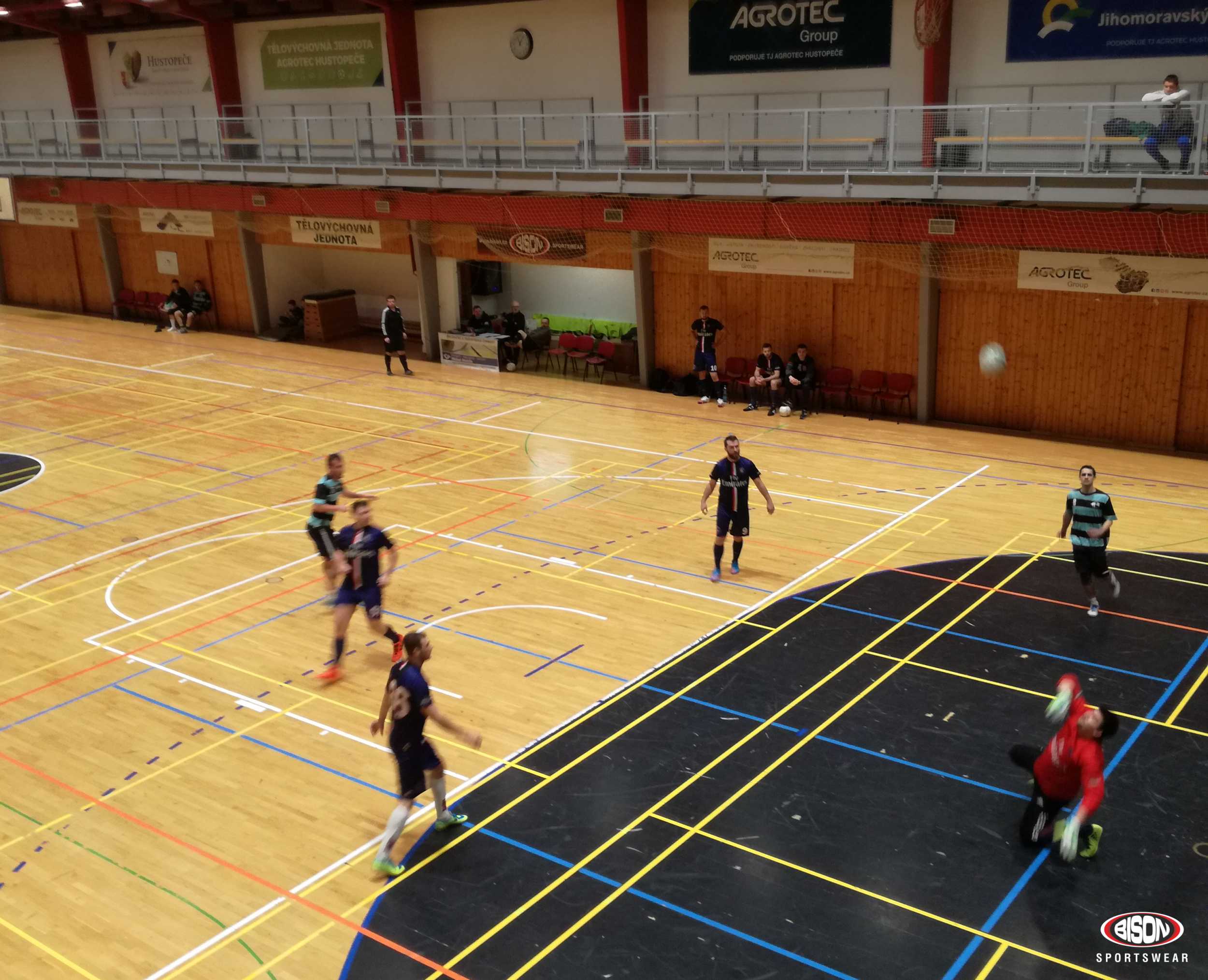 Futsalový turnaj podporovaný Bison Sportswear.